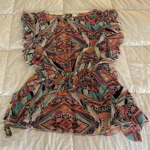 Swim cover up tunic dress